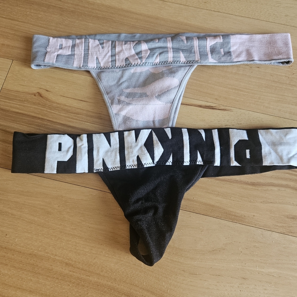 PINK Victoria Secrets Thong Set